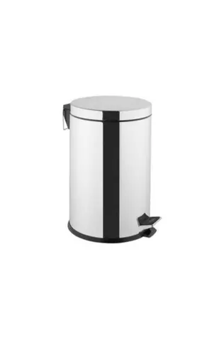 Artema A44054 Çöp Kovası Kapaklı - Düz - 3 Lt - Krom -
