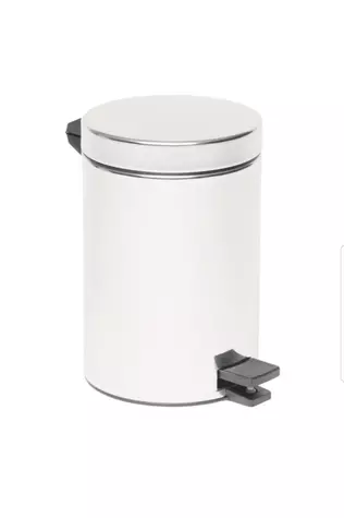 Artema A44056 Çöp Kovası (12 LİTRE) Paslanmaz Çelik Pedallı Kovalı - Krom
