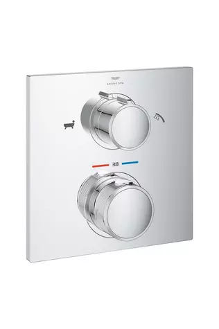 Grohe Allure 2 Yönlü El Duşu/Banyo Dolgusu İle Ankastre Kurulum İçin  Termostat 19446002