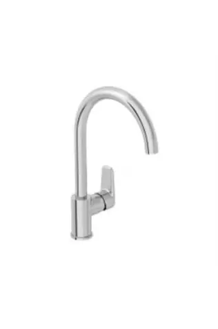 VitrA Flow Soft A43419 Eviye Bataryası, Krom