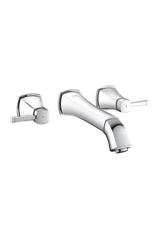Grohe Grandera 3 Delikli Duvardan Lavabo Bataryası L-boyut - 20623000