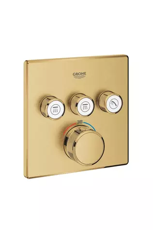 Grohe Grohtherm Smartcontrol Üç Valfli Akış Kontrollü, Ankastre Termostatik Duş Bataryası - 29126gn0