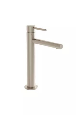 VitrA Origin A4255734 Çanak Lavabo Bataryası, Fırçalı Nikel