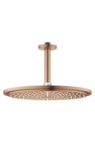 Grohe Rainshower Cosmopolitan Tepe Duşu Ve Tavan Dirseği 142mm Brushed Warm Sunset - 26067dl0