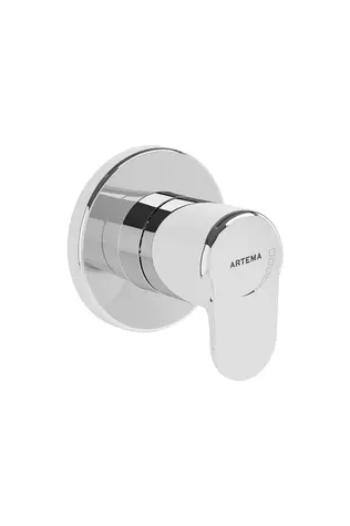 Artema Root Round A42730 Ankastre Stop Valf, Sıva Üstü, Krom